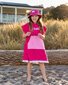 Hello Stranger Poncho Towel - Fuchsia/Pink