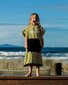 Hello Stranger Poncho Towel - Pear Green/Black