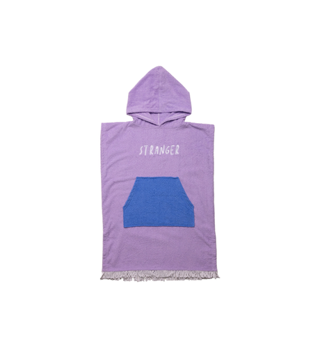 Hello Stranger Poncho Towel - Purple/Blue