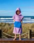 Hello Stranger Poncho Towel - Purple/Blue