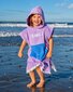 Hello Stranger Poncho Towel - Purple/Blue