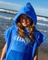 Hello Stranger Poncho Towel - Blue/Blue
