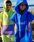 Hello Stranger Poncho Towel - Blue/Blue