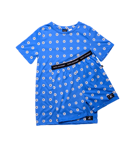 Hello Stranger Summer PJs - Blue