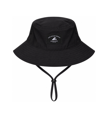 Hello Stranger Bucket Hat - Black