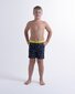 Hello Stranger Hibiscus Board Short - Black Charcoal Hawaii Print