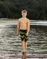Hello Stranger Break Long Board Short - Khaki Black