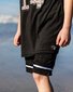 Hello Stranger Varsity Short - Black