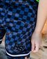 Hello Stranger Varsity Short - Black Grey Check