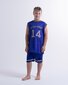 Hello Stranger Varsity Short - Purple