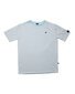 Hello Stranger Holiday Stripe Box Tee -  Turquoise White Stripe