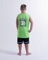Hello Stranger Aloha Muscle Tee - Lime