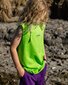 Hello Stranger Aloha Muscle Tee - Lime