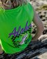 Hello Stranger Aloha Muscle Tee - Lime