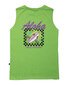 Hello Stranger Aloha Muscle Tee - Lime