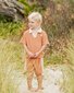 Fox & Finch Caramel Side Stripe Towelling Shorts