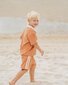 Fox & Finch Caramel Side Stripe Towelling Shorts