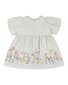 Bebe Pia Embroidered Hem Baby Dress