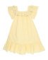 Bebe Libby Check Dress with Embroidered Yoke