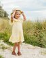 Bebe Libby Check Dress with Embroidered Yoke