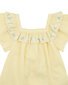 Bebe Libby Check Dress with Embroidered Yoke