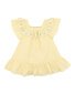 Bebe Libby Check Baby Dress with Embroidered Yoke