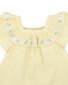 Bebe Libby Check Baby Dress with Embroidered Yoke
