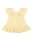 Bebe Libby Check Baby Dress with Embroidered Yoke