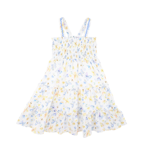 Bebe Libby Tiered Butterfly Dress