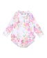 Minihaha Bianca White L/S Baby Sunsuit