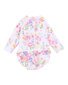 Minihaha Bianca White L/S Baby Sunsuit
