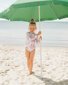 Minihaha Bianca White L/S Sunsuit