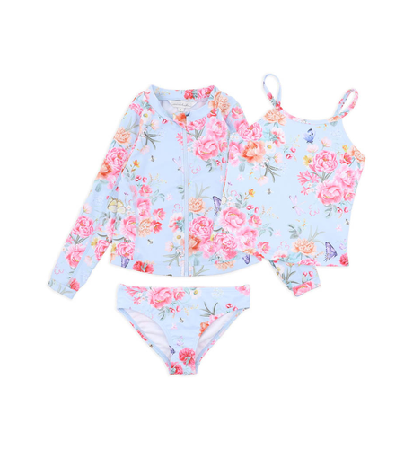 Minihaha Bianca Blue 3 Piece Swim Set