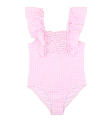 Minihaha Pink Gingham Swimsuit