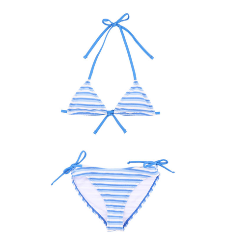 Minihaha Selena Blue Stripe Triangle Bikini