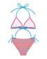 Minihaha Selena Multi Stripe Triangle Bikini