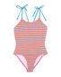 Minihaha Selena Multi Stripe Cross Back Swimsuit