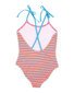 Minihaha Selena Multi Stripe Cross Back Swimsuit