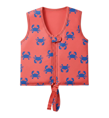 Toshi Swim Float Vest Pirate Mud Crabs