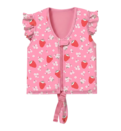 Toshi Swim Float Vest Twinkle Strawberry