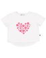 Kissed By Radicool Daisy Heart Crop Tee