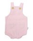 Korango Rosette Knitted Romper - Pink