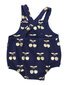 Korango Cherry Summer Romper - Navy