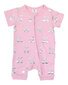 Korango Cherry Zip S/S Romper - Pink