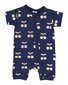 Korango Cherry Zip S/S Romper - Navy
