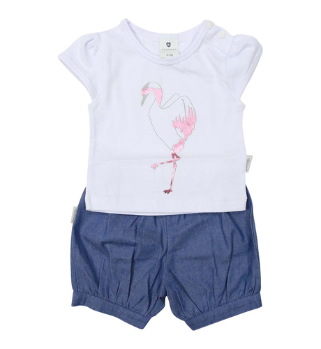 Korango Origami Crane Tee & Shorts