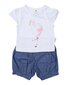 Korango Origami Crane Tee & Shorts