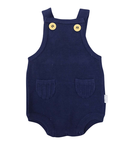 Korango Boys Knitted Romper - Navy