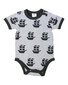Korango Pirate Ships Bodysuit - Charcoal