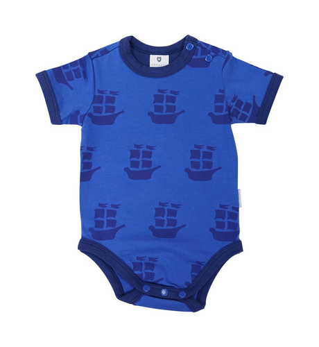Korango Pirate Ships Bodysuit - Blue